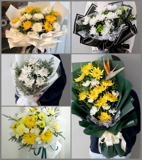 河南南阳邓州市十林镇风杨村白事花束代送